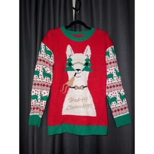 Ugly Christmas Sweater Xmas Size Small Llama